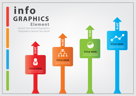 Abstract business infographics Vector Designのイラスト素材