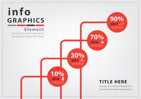 Abstract business infographics Vector Designのイラスト素材