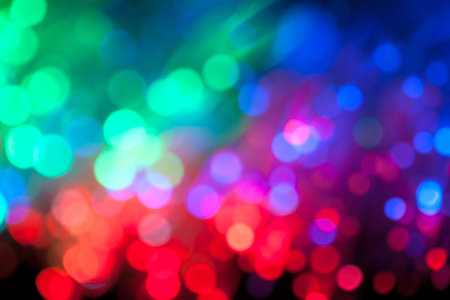 Abstract bokeh background of Christmaslightの写真素材