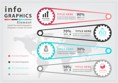 Modern infographic Design Vectorのイラスト素材