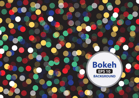 Multi color bokeh backgroundの写真素材