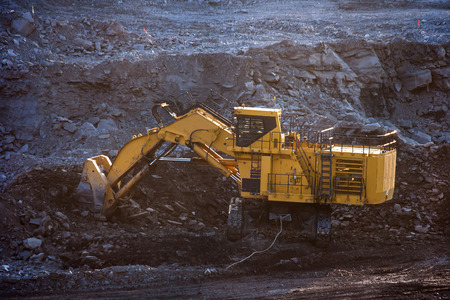 coal-preparation plant. Big  mining truck at work site coal transportation, December, 29, 2014 in Lampang, Thailandのeditorial素材