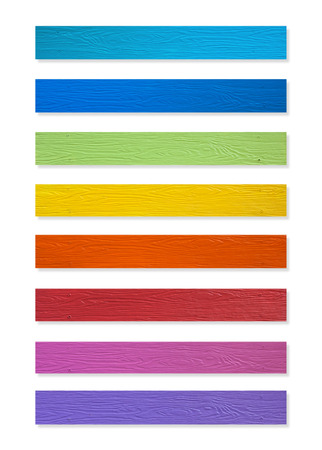 Colorful of Plastic wood collectionの写真素材