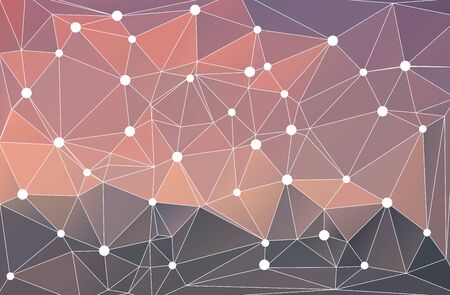 Abstract modern geometric background consists of triangles