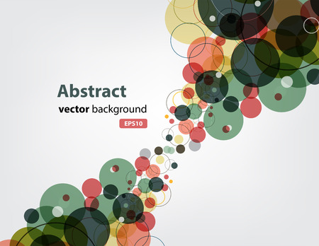 abstract background of circle technology conceptのイラスト素材