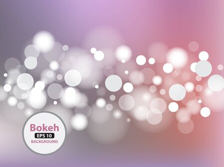 Vector illustration Abstract light and bokeh backgroundのイラスト素材