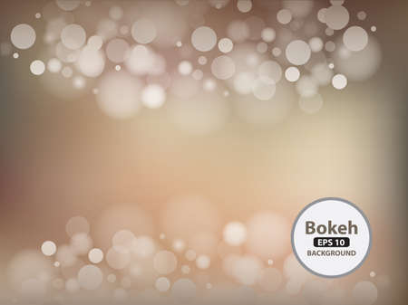 Vector illustration Abstract light and bokeh backgroundのイラスト素材