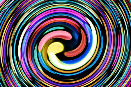 Colorful abstract background with a spiral shape.の写真素材