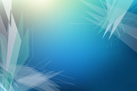 Abstract Blurred green and blue gradient background, for your mockup and template design.の写真素材