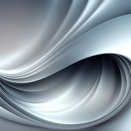 Abstract gray background with smooth linesの素材