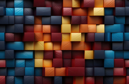 "Vibrant 3D Colorful Board with High Definition Details - Abstract Design Concept"の素材