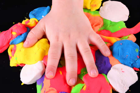 Artist's handの写真素材