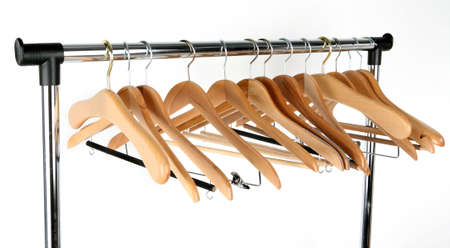Coat hangersの写真素材