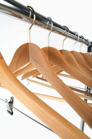 Coat hangersの写真素材
