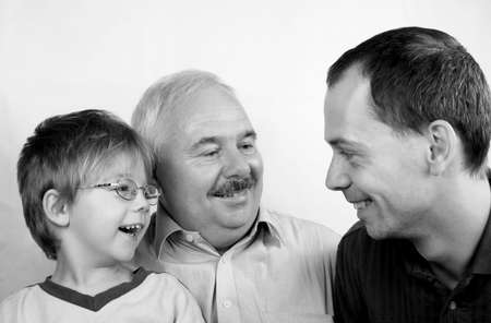 Three Generation Familyの写真素材