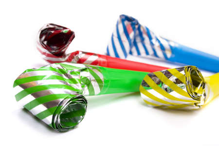 Party blowersの写真素材
