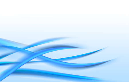 Blue waves backgroundの写真素材