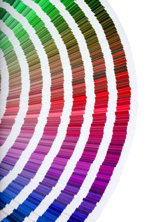 Color guide to match colors for printingの写真素材