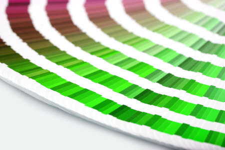 Color guide to match colors for printingの写真素材