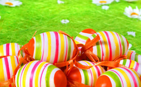 easter eggsの写真素材