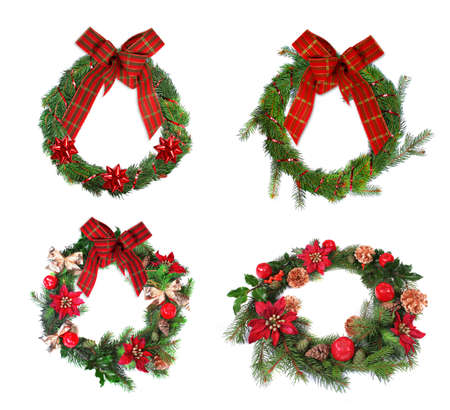 Christmas wreathの写真素材