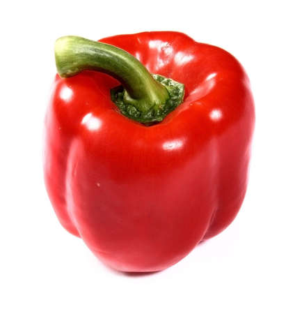 pepper on a white backgroundの写真素材