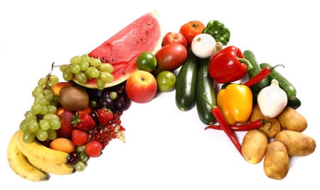 Vegetables and Fruitsの写真素材