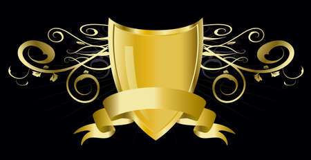  golden shieldの写真素材