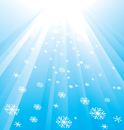 Snowflake Decoration. Christmas and New Year's backgroundのイラスト素材