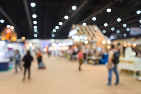 Abstract blurred furniture home decor expo backgroundの写真素材