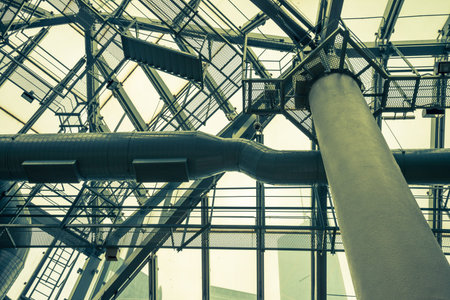 Inside greenhouse structure - Color tone effect
