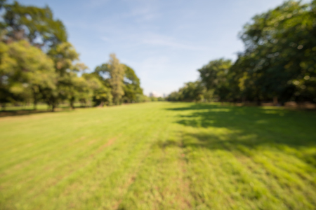 Abstract blur city park bokeh backgroundの写真素材