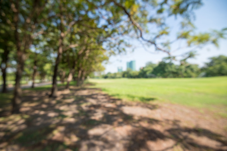 Abstract blur city park bokeh backgroundの写真素材