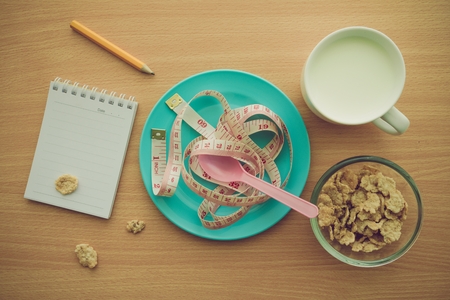 Time to diet concept ideas - Color tone effectの写真素材
