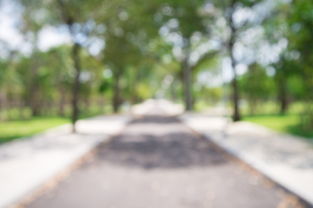 Abstract blur city park bokeh backgroundの写真素材