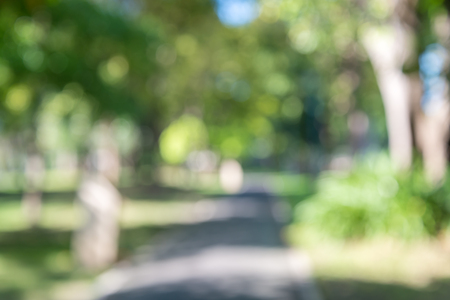 Abstract blur city park bokeh backgroundの写真素材