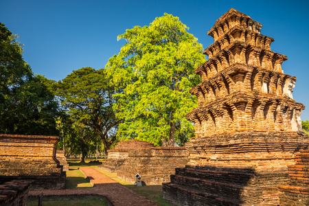 Sukhothai historical park, Thailandの写真素材