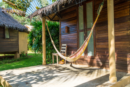 Seaside small hut in tropical islands, Trat Thailand - Summer holidayの写真素材