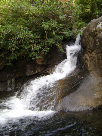Khao Cha Mao waterfall in Rayong province, Thailandの写真素材