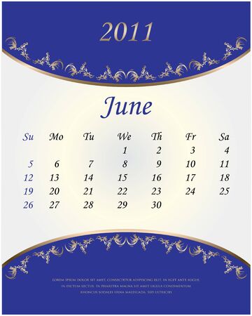 2011-juneのイラスト素材