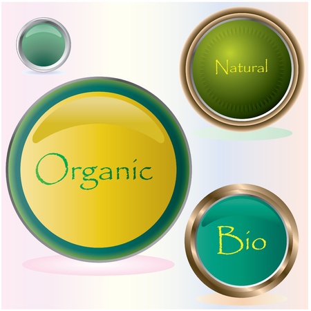 Bio buttonsのイラスト素材
