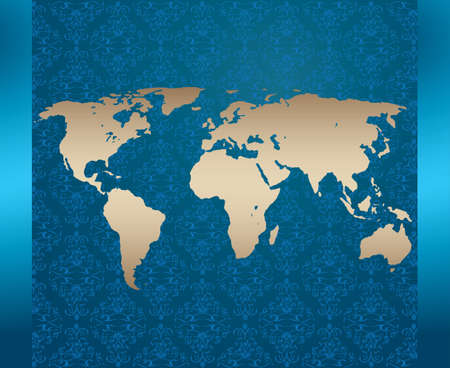 seamless damask wallpaperのイラスト素材