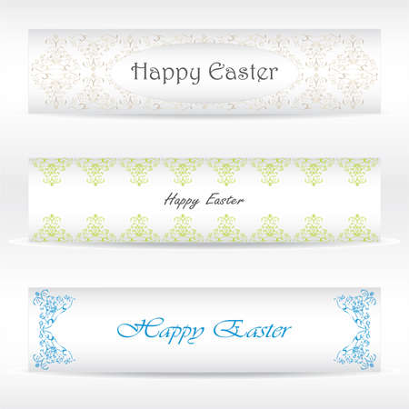 website banner set with special vintage designのイラスト素材