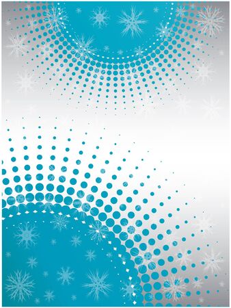 special Christmas background with snowflakesのイラスト素材