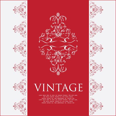 Vintage frame with special designのイラスト素材