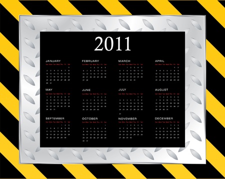 Calendar Design - 2011のイラスト素材