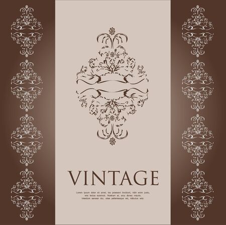 vintage coverのイラスト素材