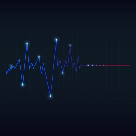 special heart cardiogramのイラスト素材
