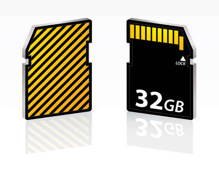 special SD cardのイラスト素材