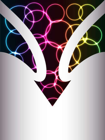 Abstract background with plasma effectのイラスト素材